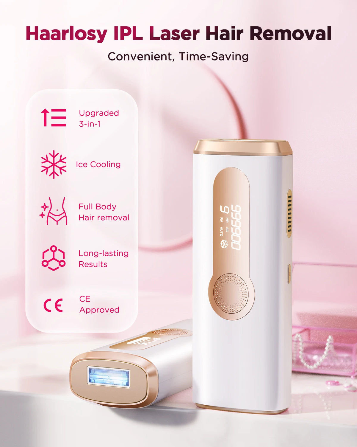 Totmizby IPL Laser Hair Remover Painless Full Body Epilator