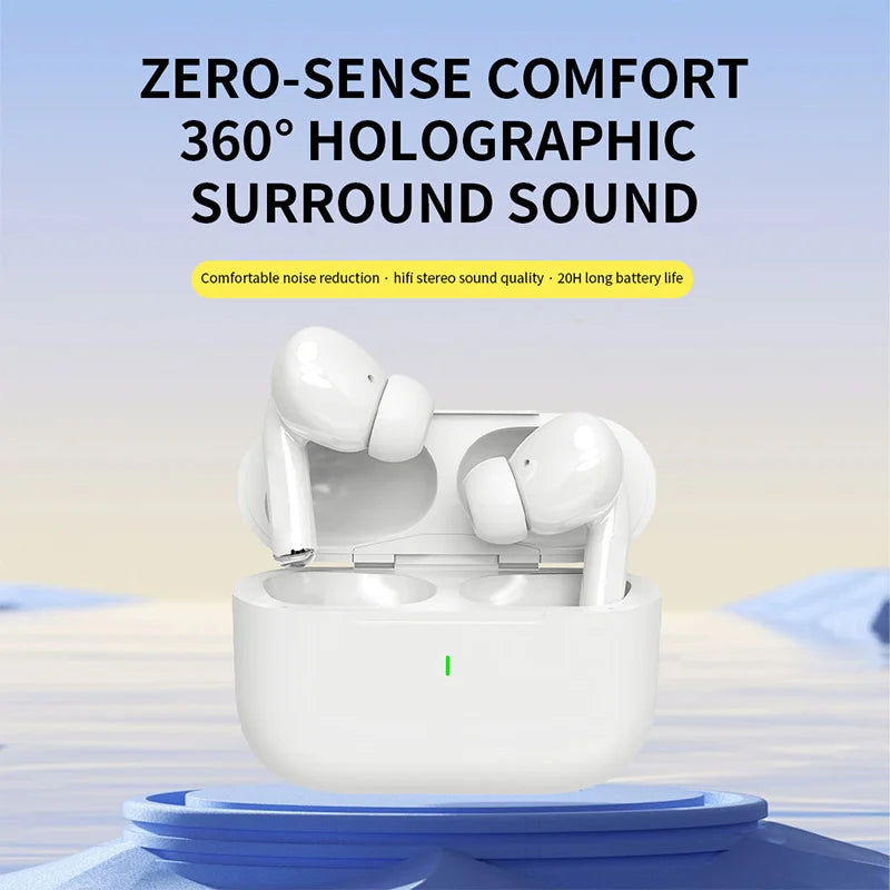 ZZLOVE Wireless Earbuds With Active Noise Cancellation And Heart Rate Monitor
