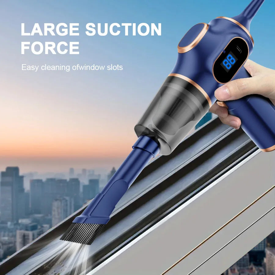 Portable Cordless Mini Vacuum Cleaner For Car And Home Use