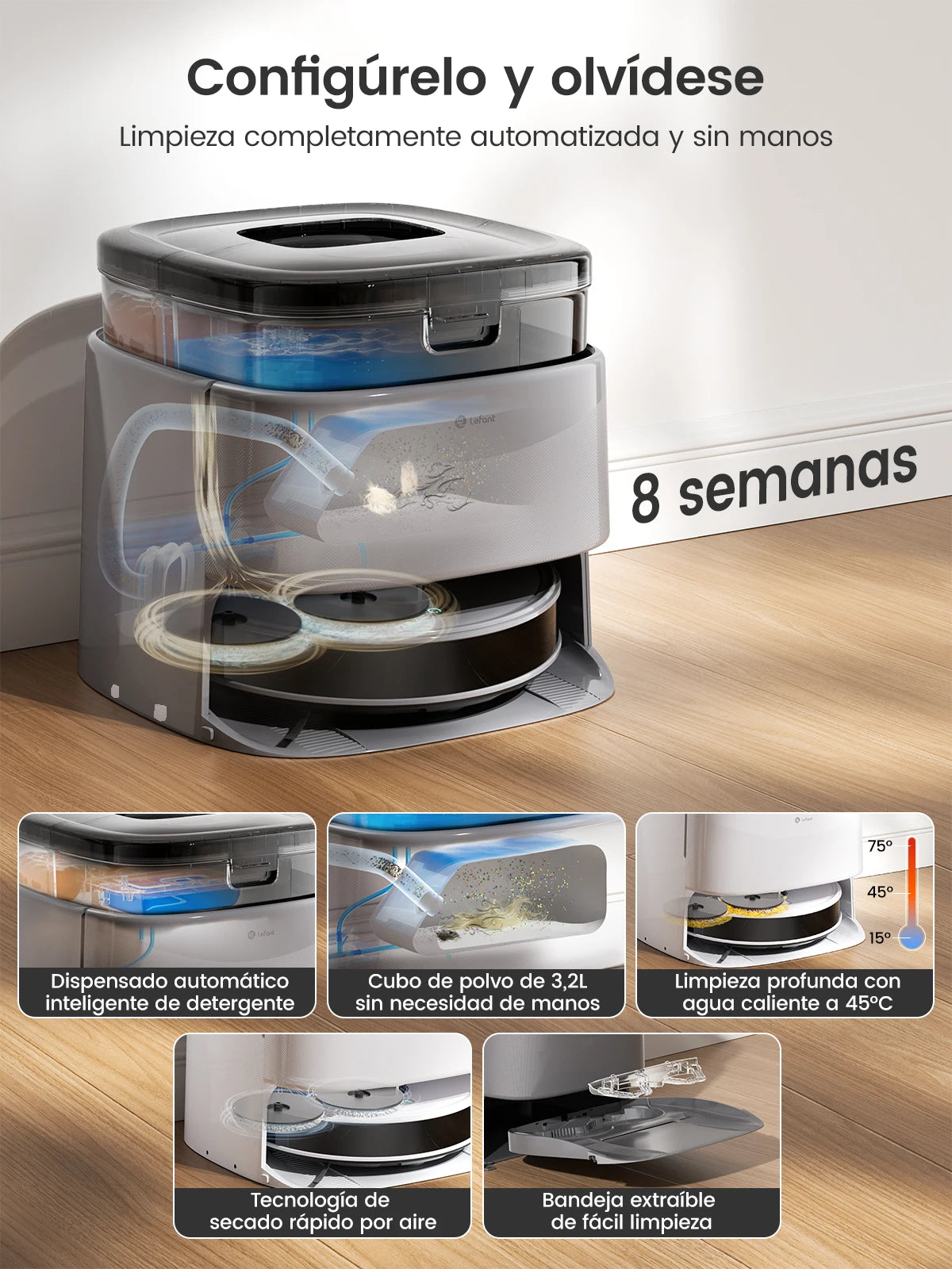 Lefant M3 Max Robot Vacuum And Mop With Powerful Suction