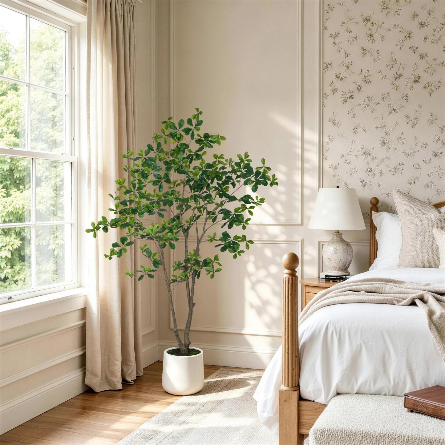 Olitree Faux Olive Eucalyptus Indoor Floor Tree In Pot