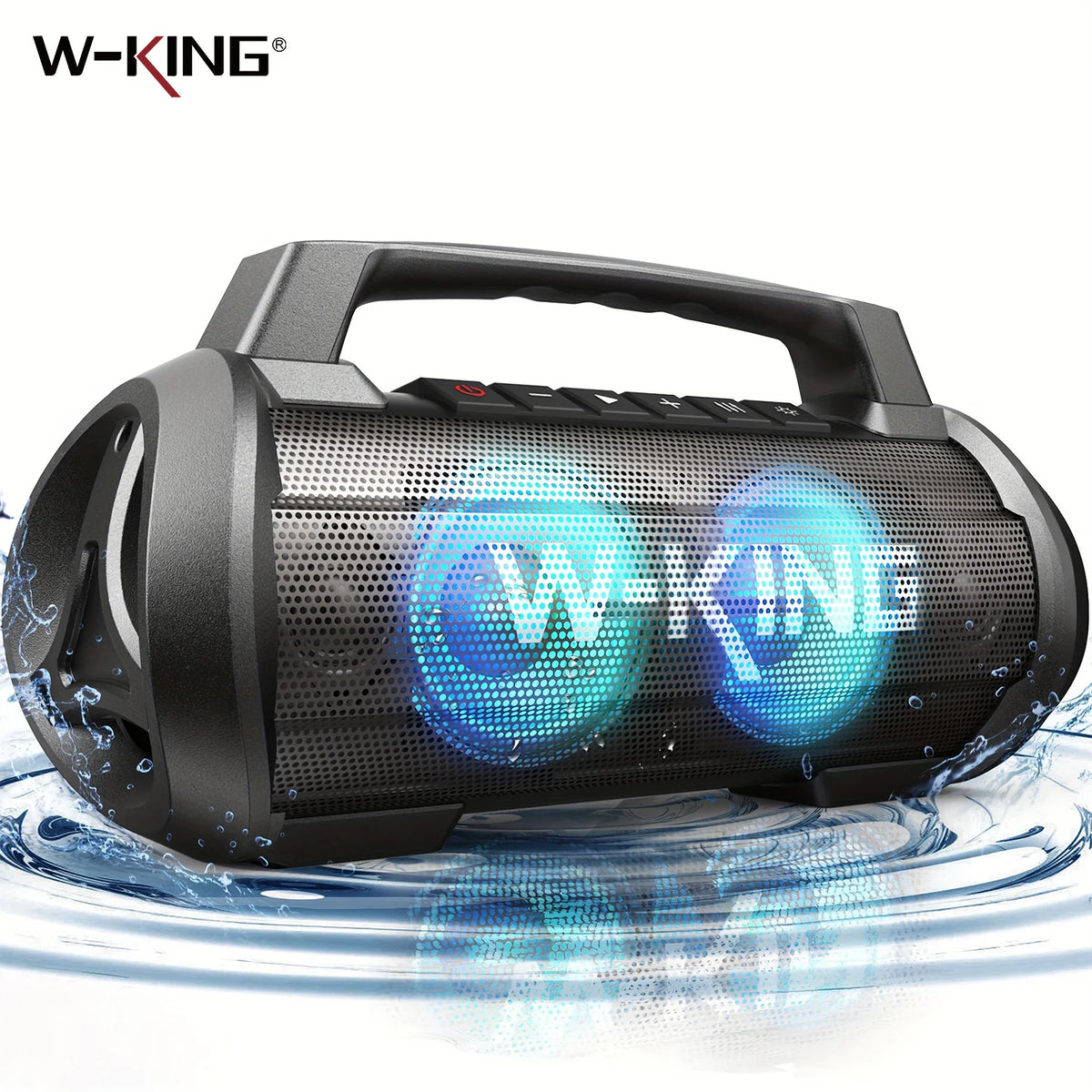W-King 70W Portable Bluetooth Speaker With Subwoofer And IPX6 Waterproof
