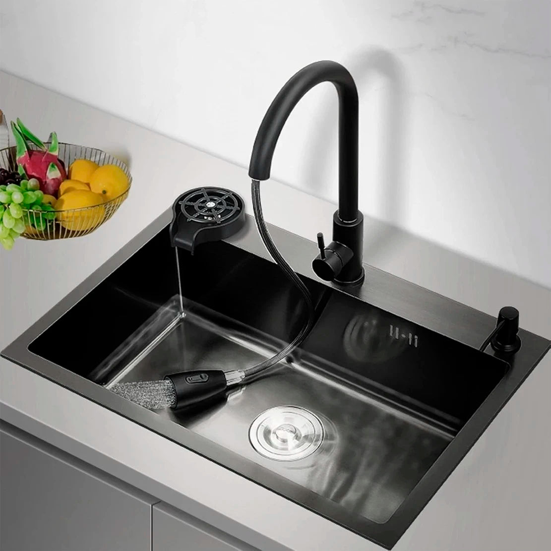 Suguword 304 Stainless Steel Kitchen Faucet With Dispenser