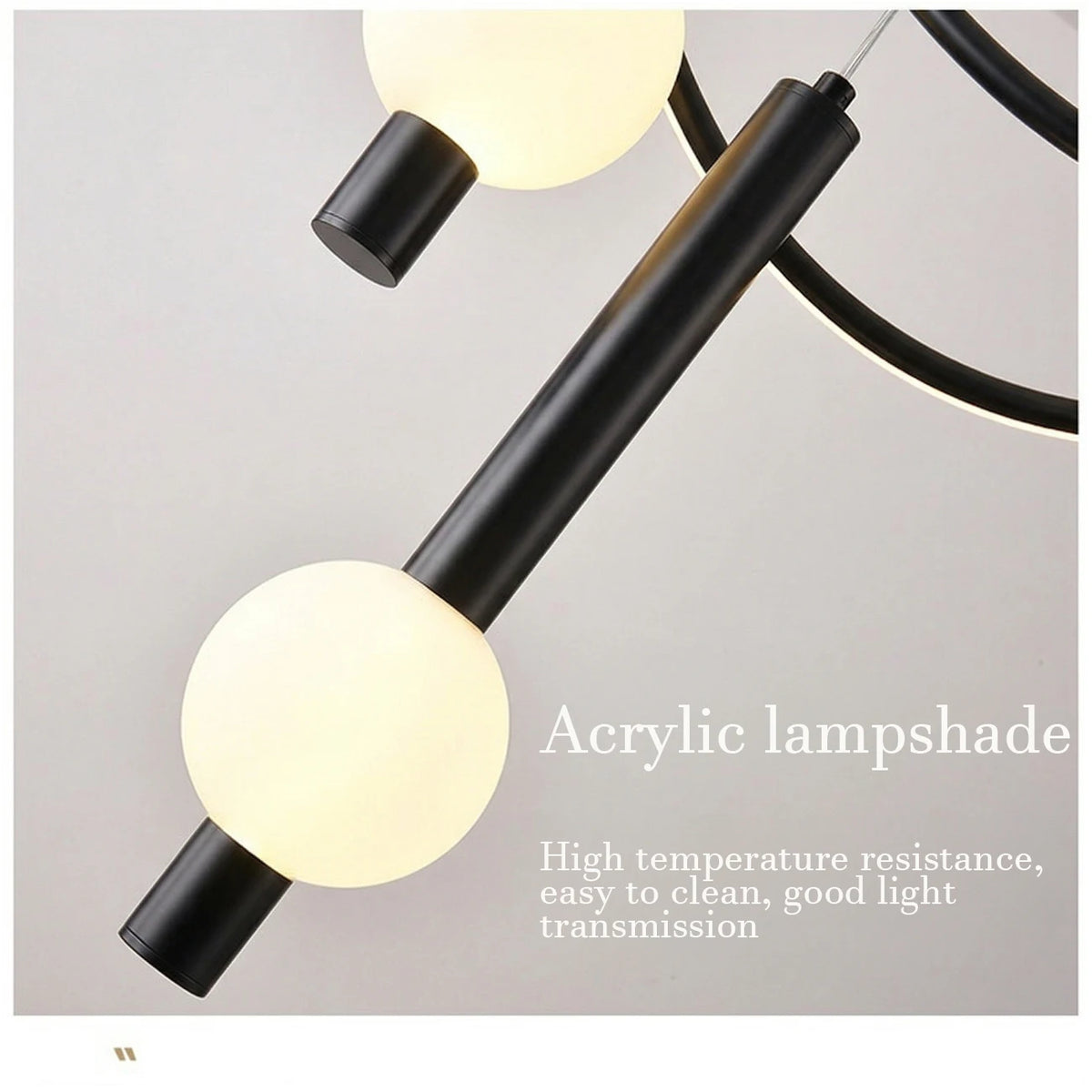 Stylish LED Pendant Light Featuring Adjustable Height And Remote Dimming