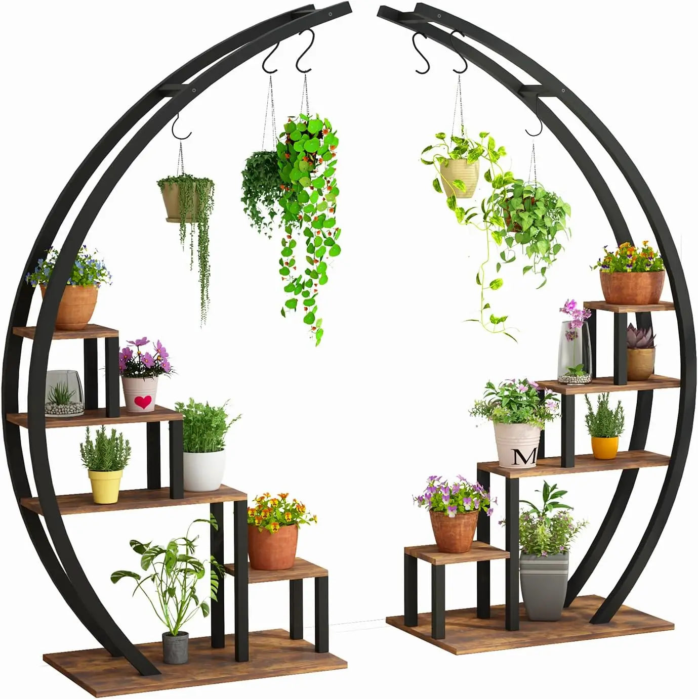 Twister CK 5 Tier Metal Plant Stand Indoor Shelf Rack