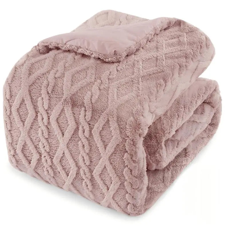 Dual Zone Electric Heated Blanket With Sherpa And Wireless Controller