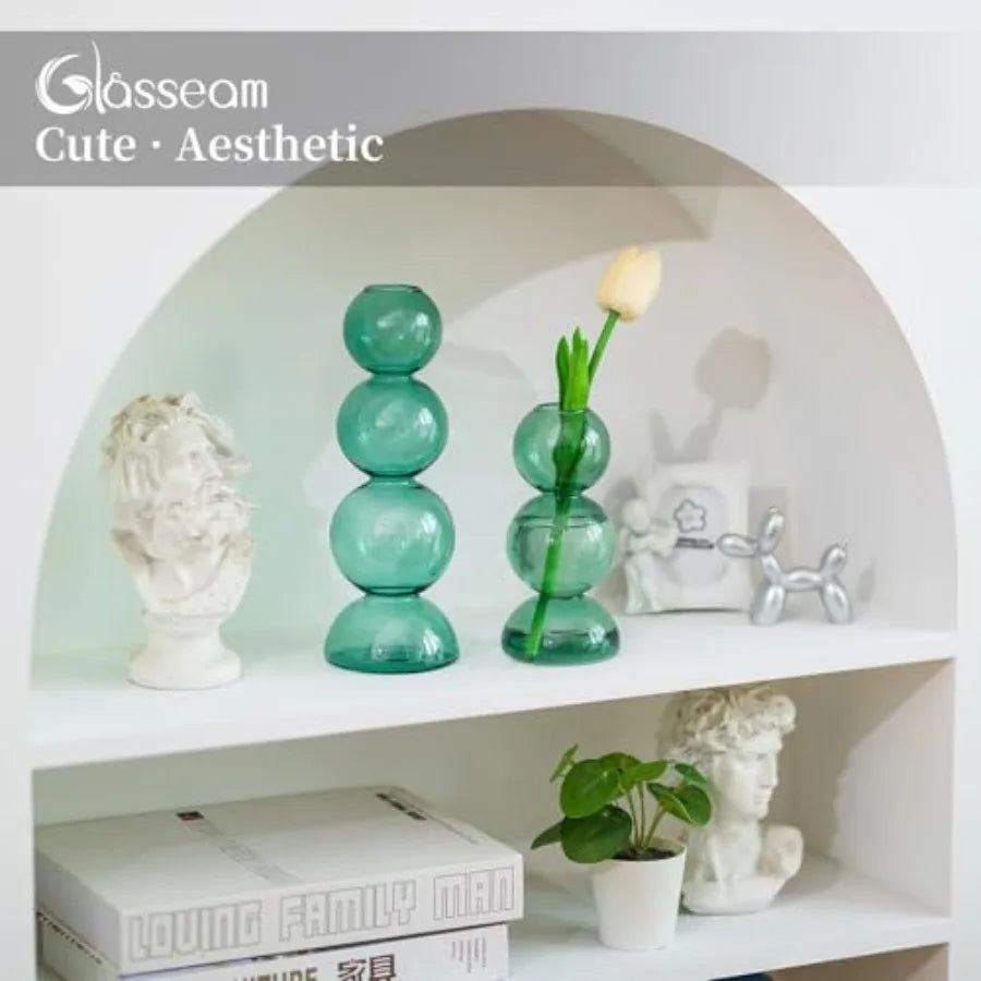 Porcelain Round Flower Vase for Home Decor and Table Display