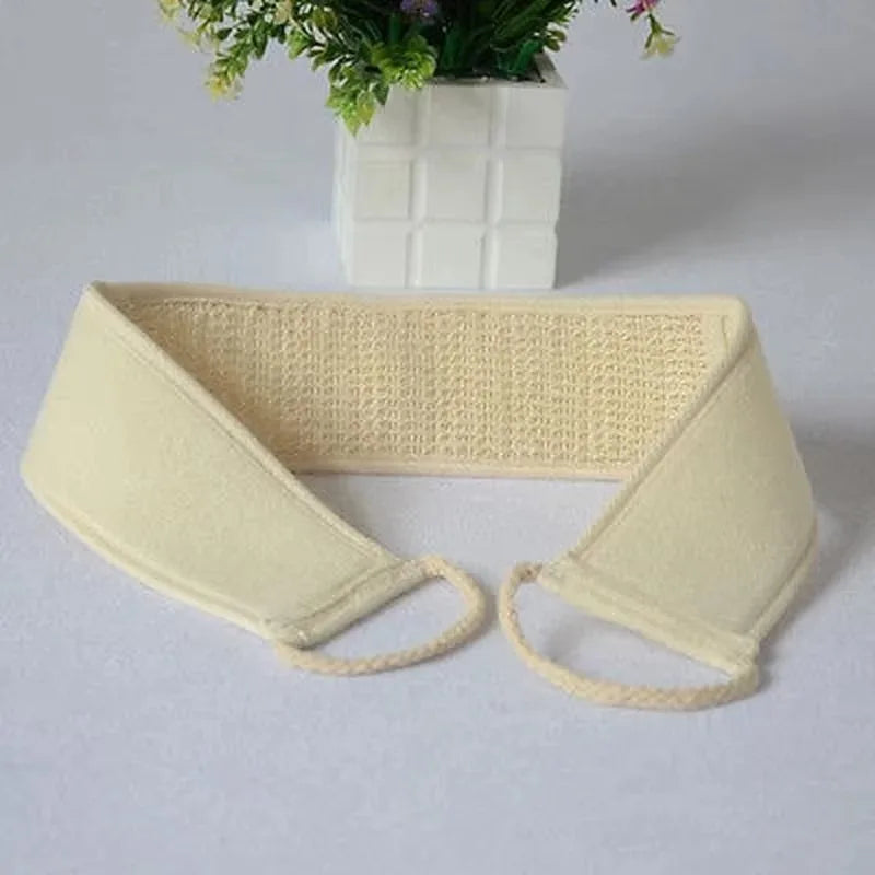 Premium Cotton Hemp Bath Massaging Glove For Exfoliating Shower Cleanser