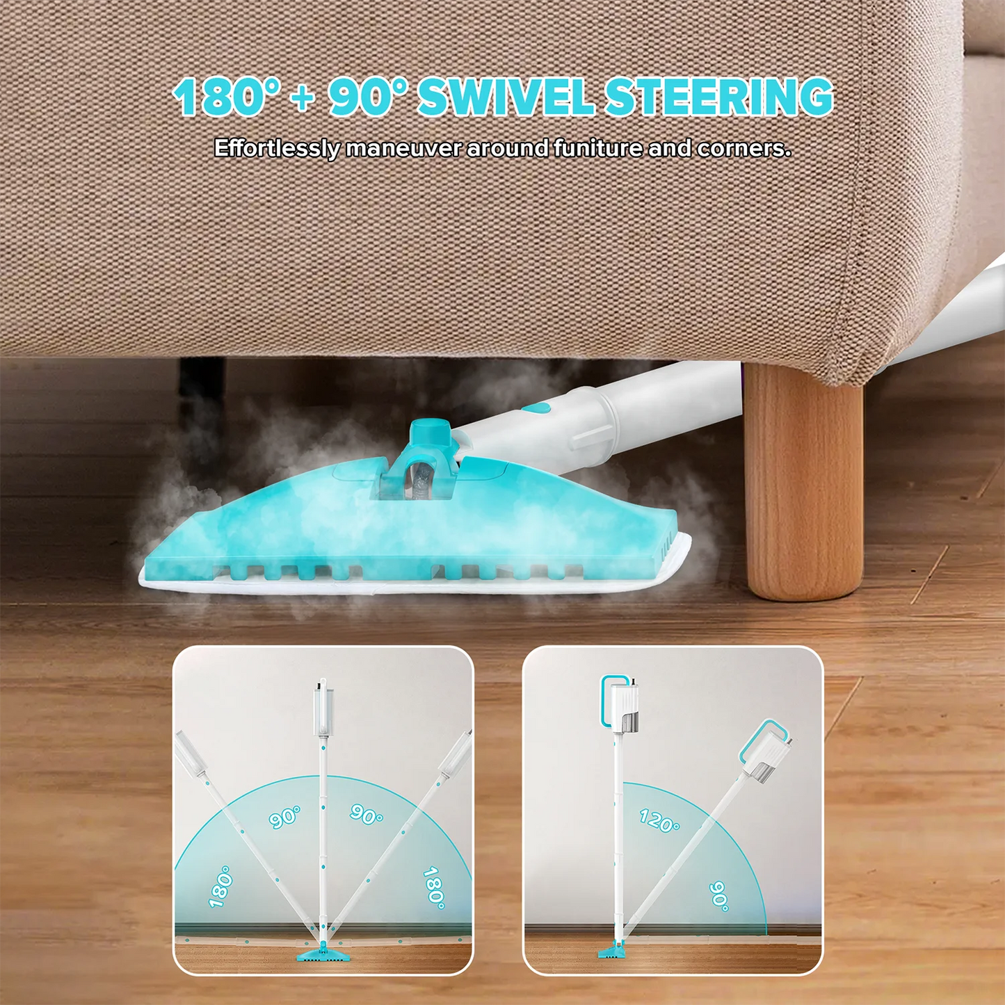 Yisora F1 Steam Mop 1200W Detachable Cleaner For Household
