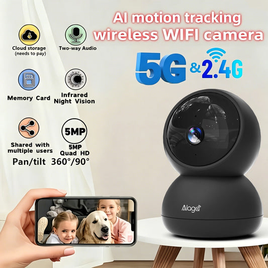 ALAGA 3K Pet Camera With AI Tracking And Night Vision