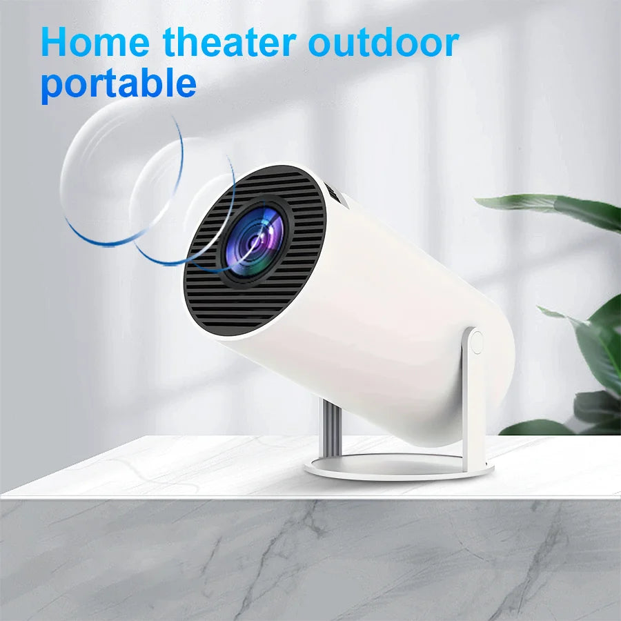 Portable Smart LED Projector Featuring 4K Decoding Android System