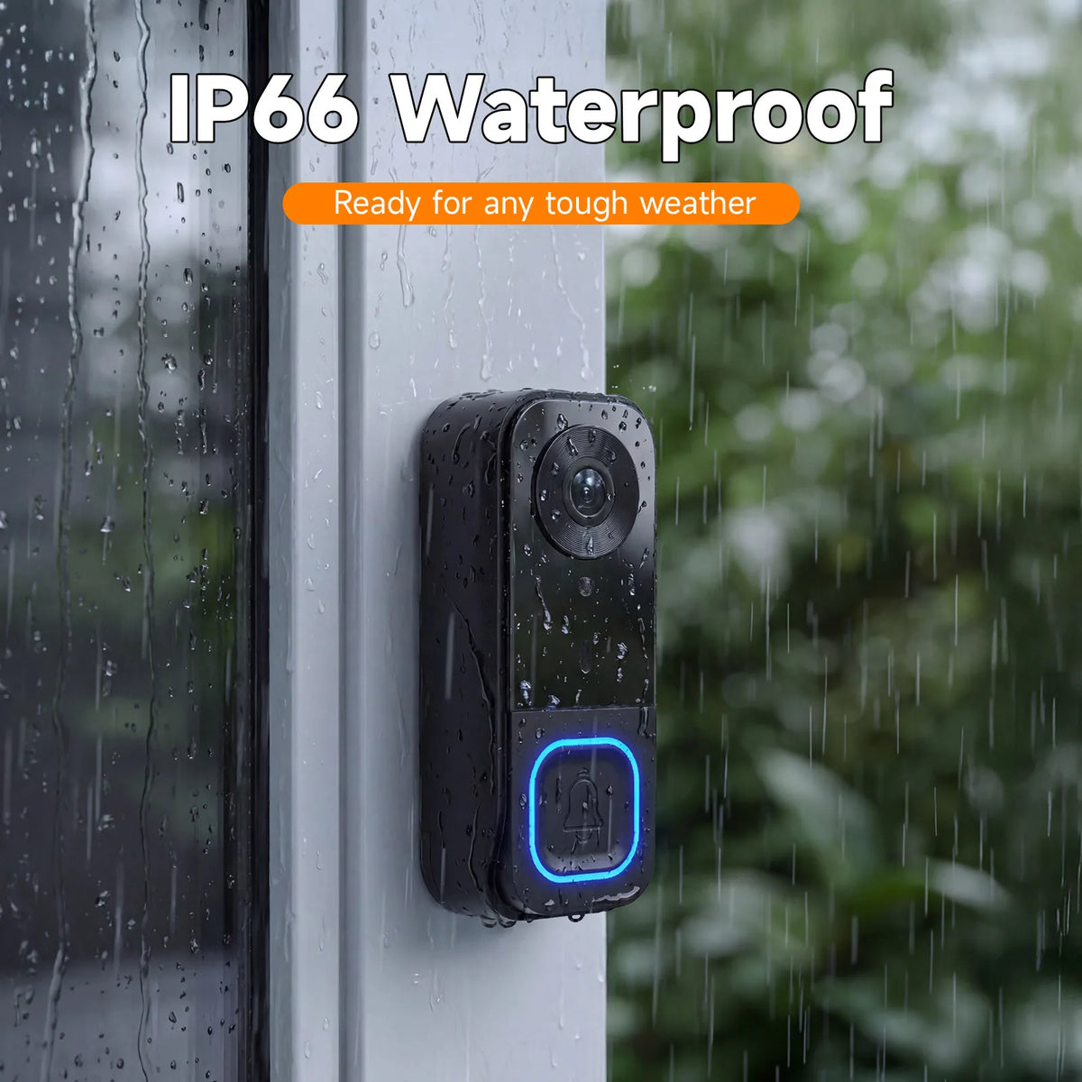 Wireless Video Doorbell With Two Way Audio And Night Vision