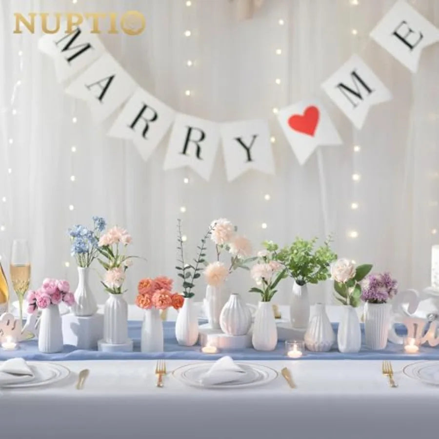 Elegant Ceramic Centerpiece Vase For Home Wedding Decoration
