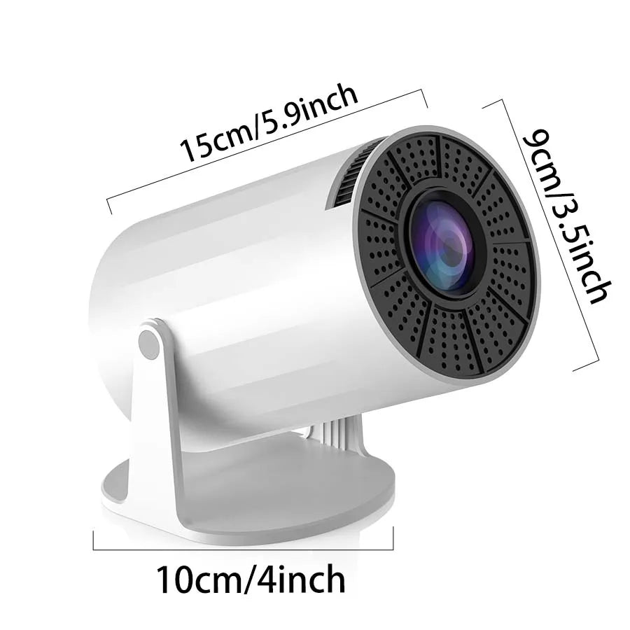 Portable Smart LED Projector Featuring 4K Decoding Android System