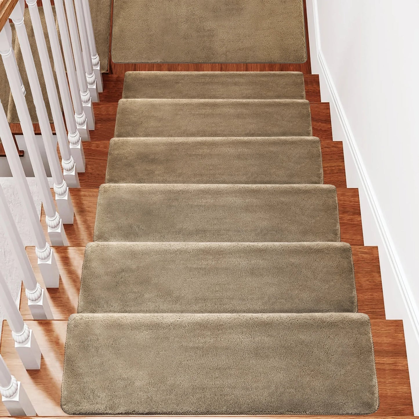 Premium Bullnose Stair Treads Non Slip Self Adhesive Carpet Mats