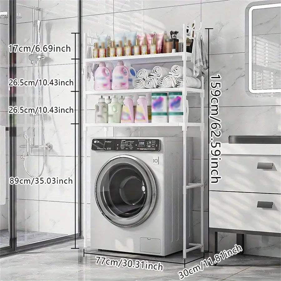 Over The Toilet Storage Rack Metal Bathroom Organizer Shelf
