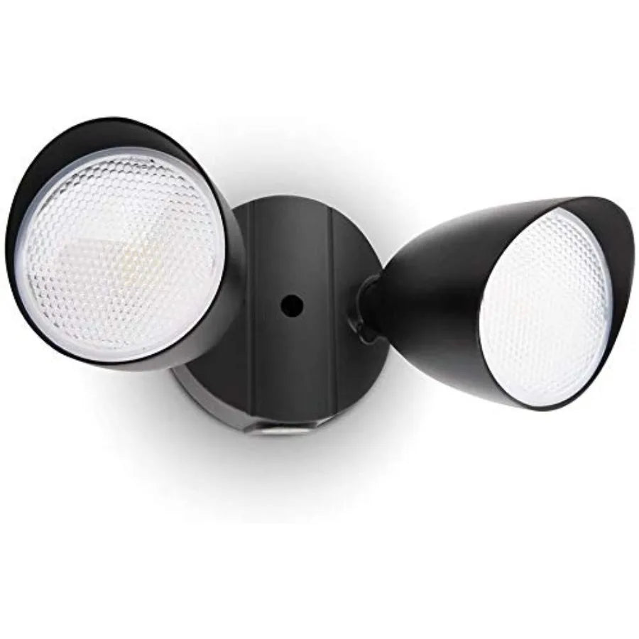 Weatherproof Outdoor Dual Head Dusk To Dawn Flood Light