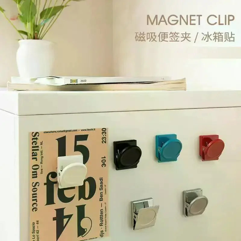 Multifunctional Magnetic Plastic Clips For Office And Home Organization