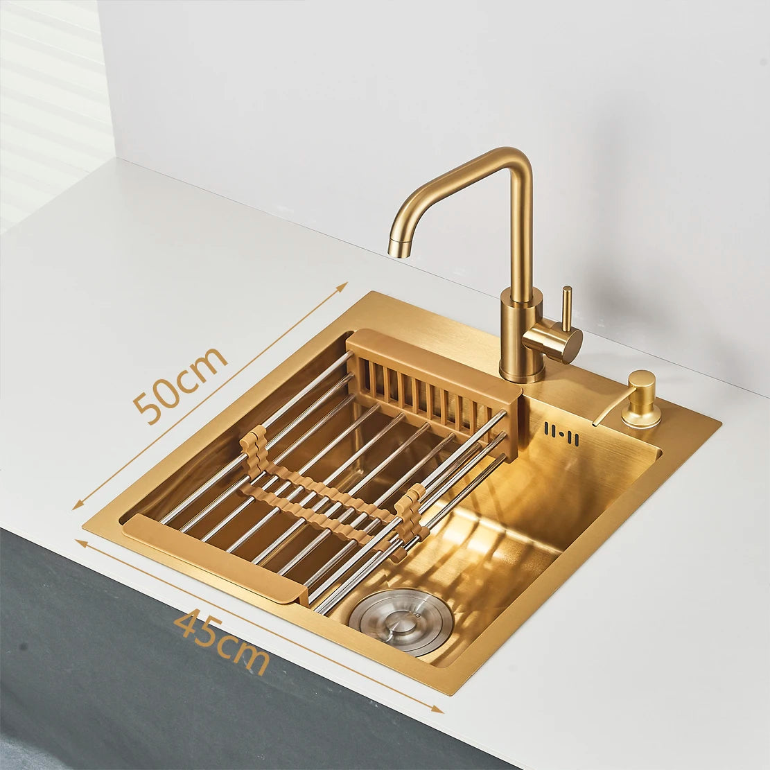 Suguword 304 Stainless Steel Kitchen Faucet With Dispenser