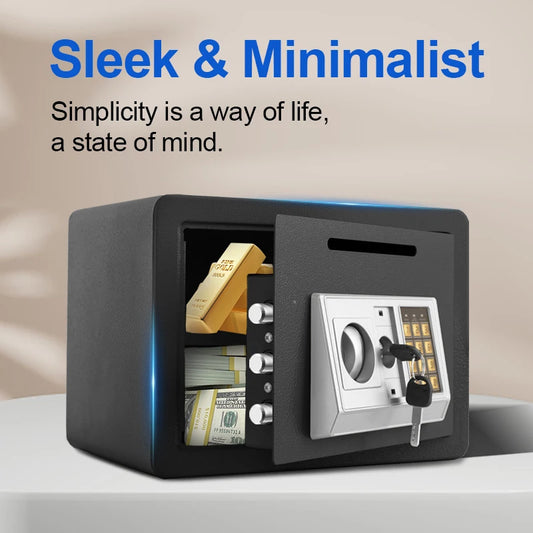 Digital Lock Home Safe For Cash Jewelry And Document Storage