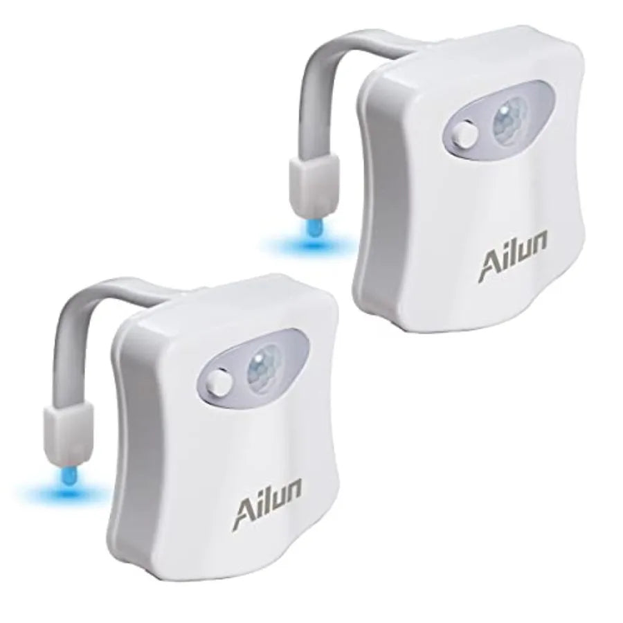 Motion Sensor LED Toilet Night Light Featuring Adaptive Illumination Tech