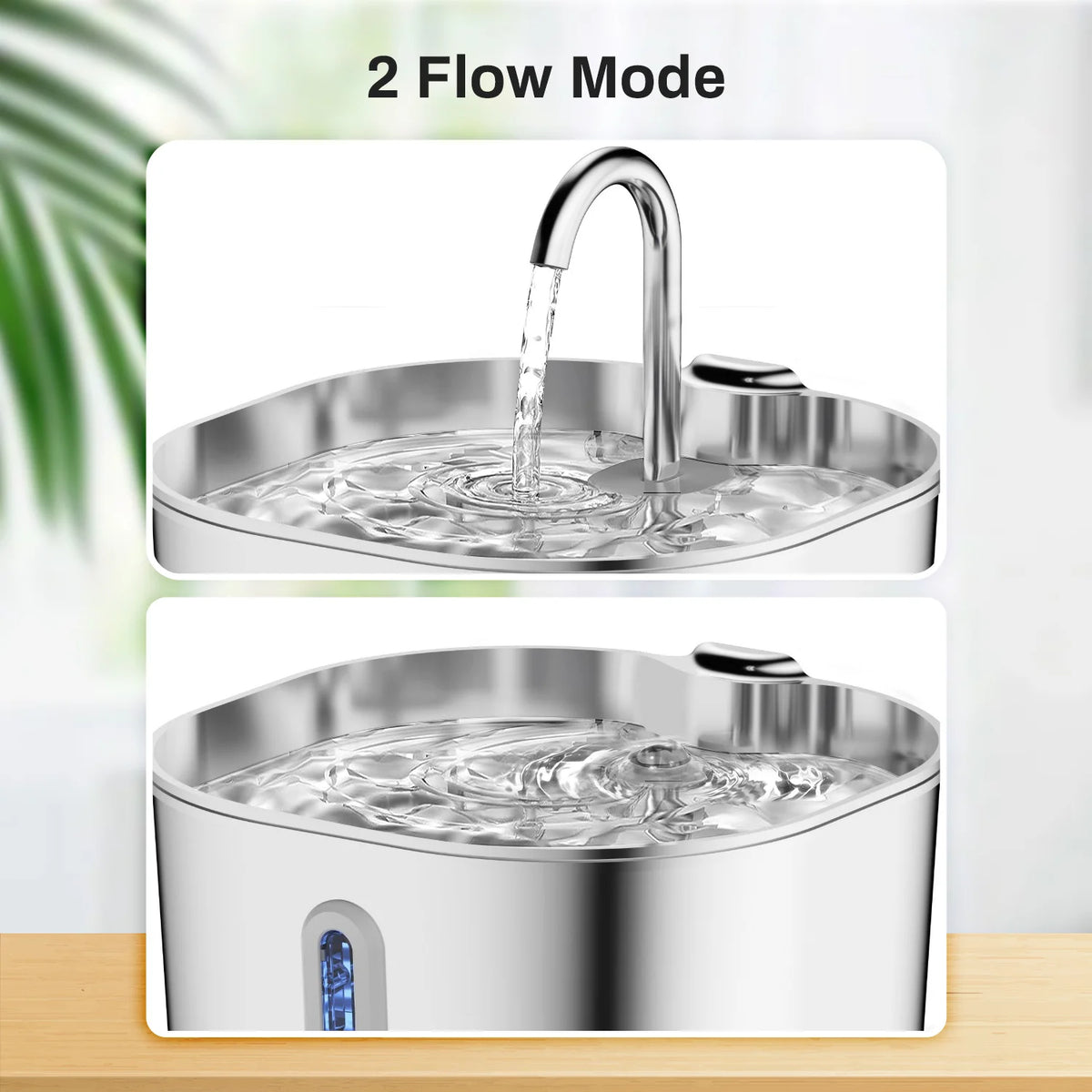 Stainless Steel Silent Pet Water Fountain For Cats And Dogs