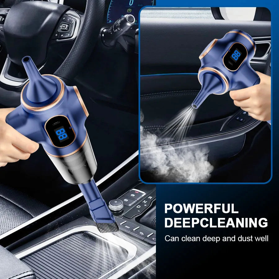 Portable Cordless Mini Vacuum Cleaner For Car And Home Use