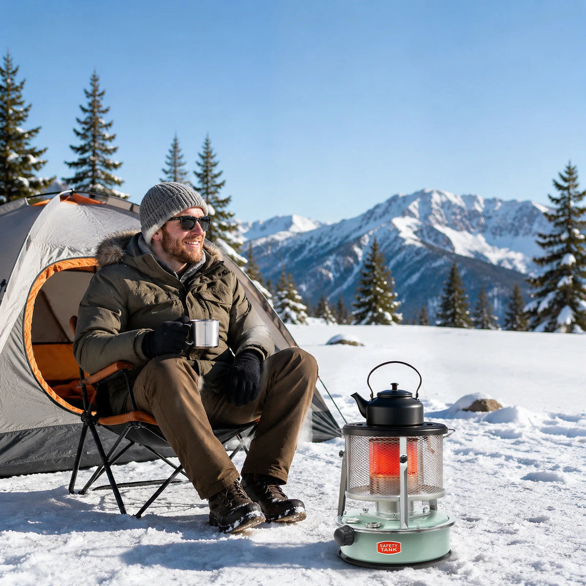 Portable Outdoor Kerosene Heater For Camping Garage And Emergencies