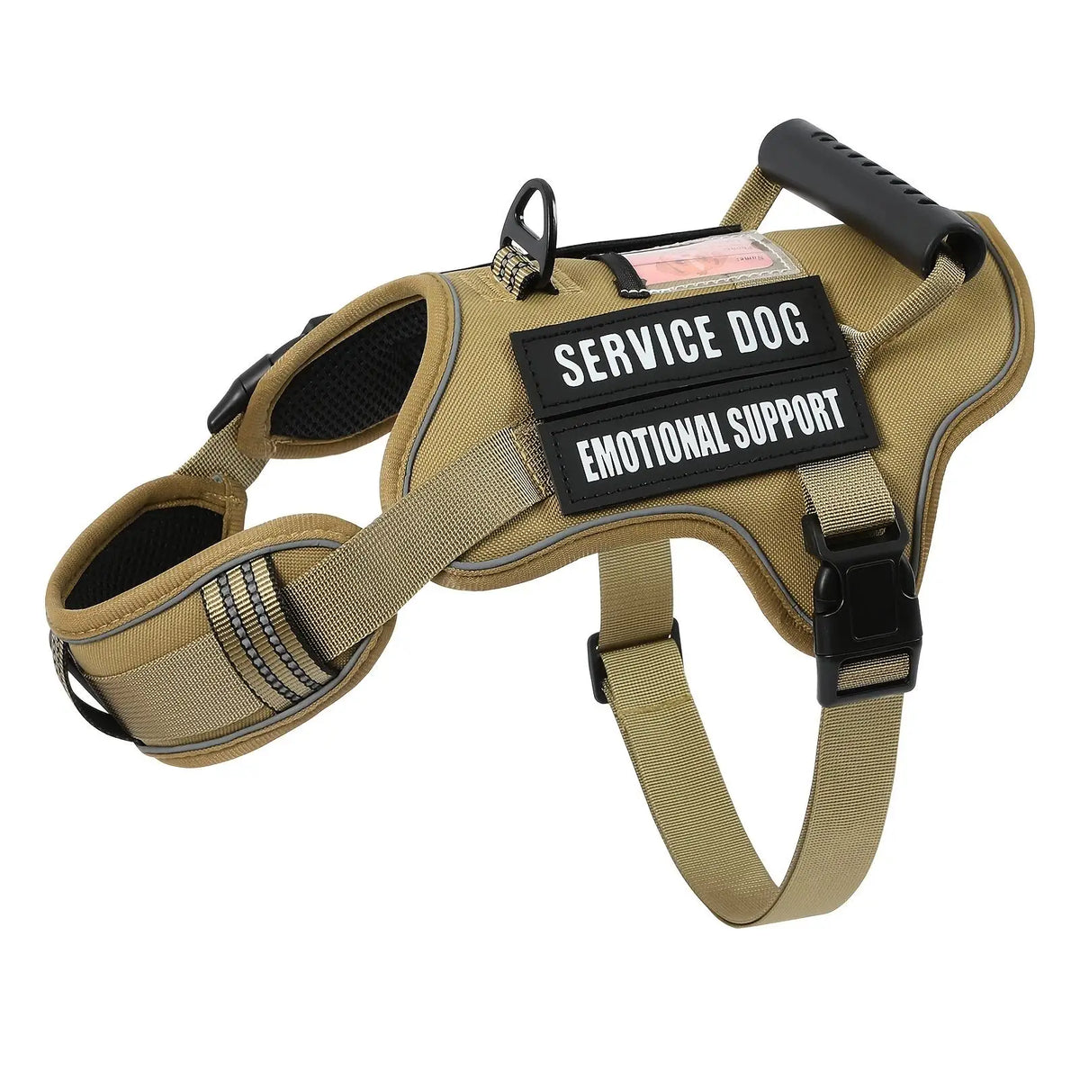 Adjustable Reflective Dog Harness Vest With Handle For Training