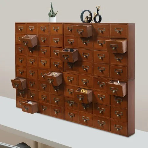 Premium Pine Wood Drawer Cabinet For Home Office Organization