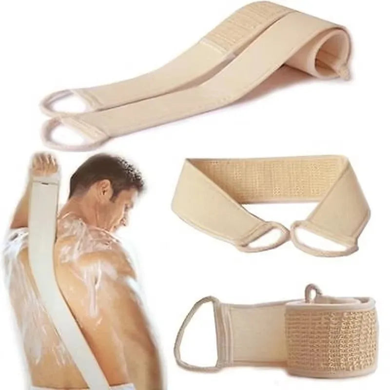Premium Cotton Hemp Bath Massaging Glove For Exfoliating Shower Cleanser