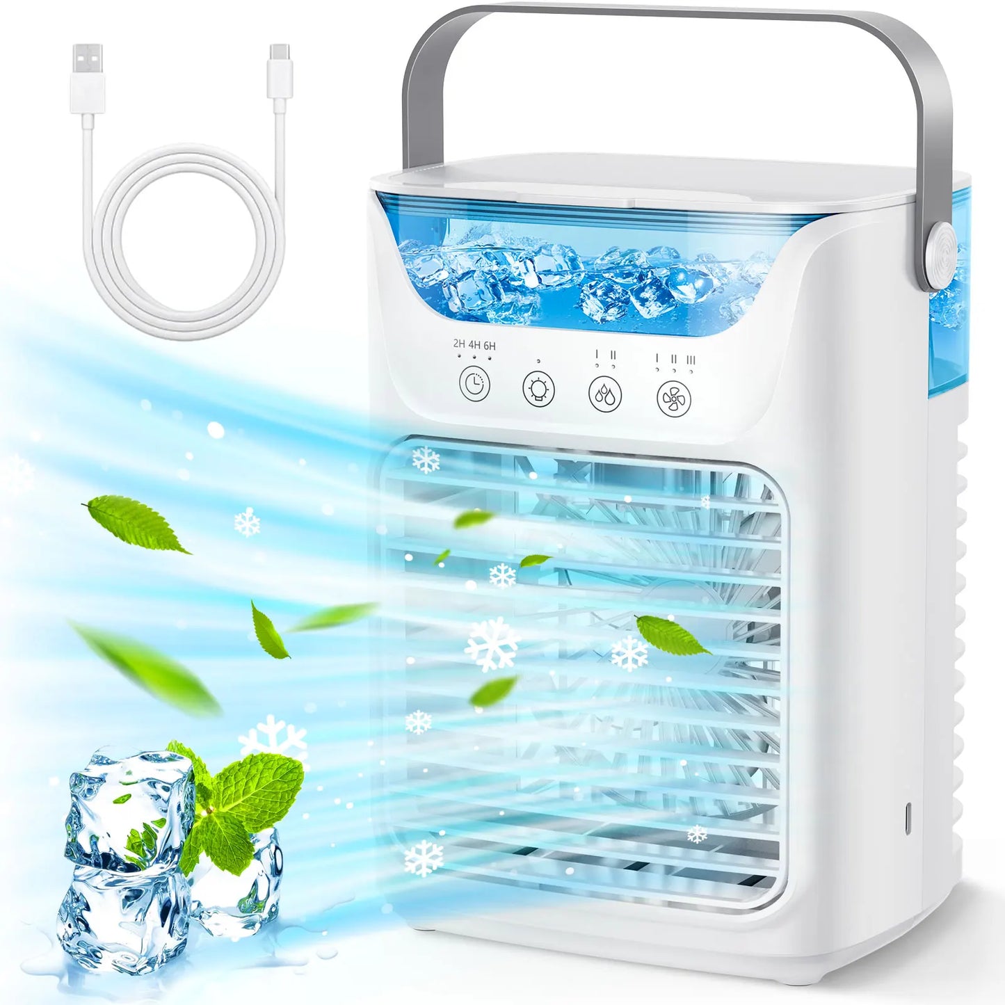 Afdeal Portable Desktop Humidifier Cooling Fan For Home Use