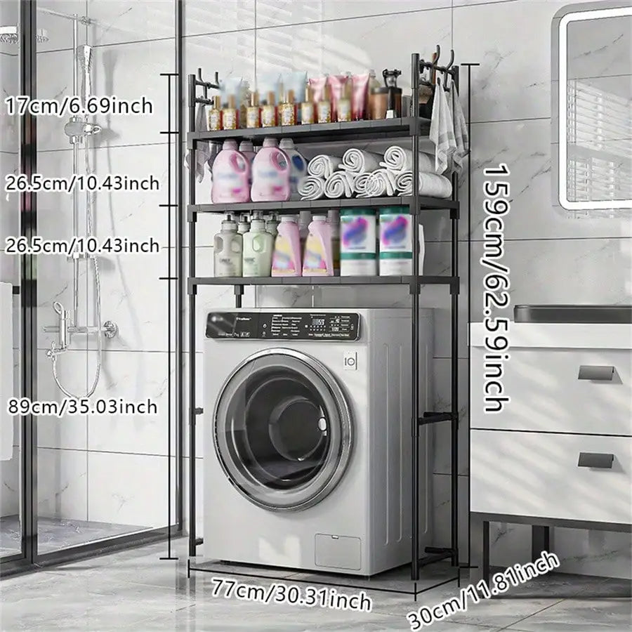 Over The Toilet Storage Rack Metal Bathroom Organizer Shelf