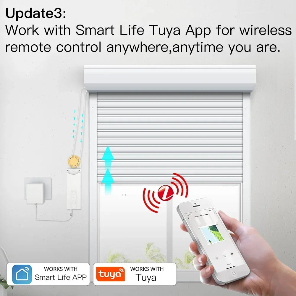 MOES Zigbee Smart Motorized Roller Blind Drive Hub Alexa Compatible