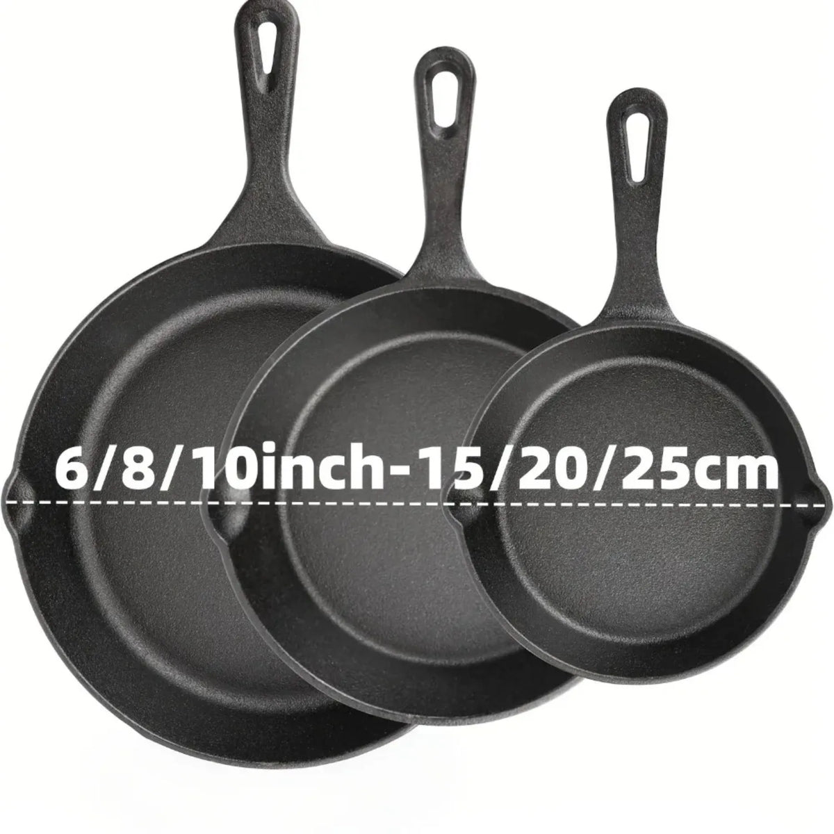Novelty Moon Stainless Steel Skillet Set 3 Piece Cookware Kitchen