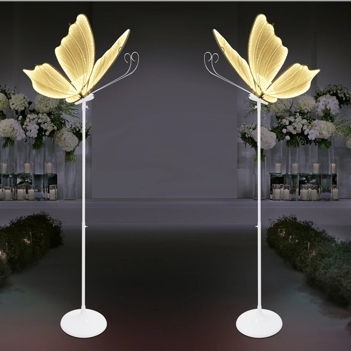 Elegant Butterfly Floor Lamp Offering Soft Ambient LED Lighting