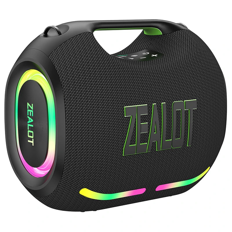 Zealot 120W Wireless Bluetooth Speaker With Waterproof Portable Power Bank