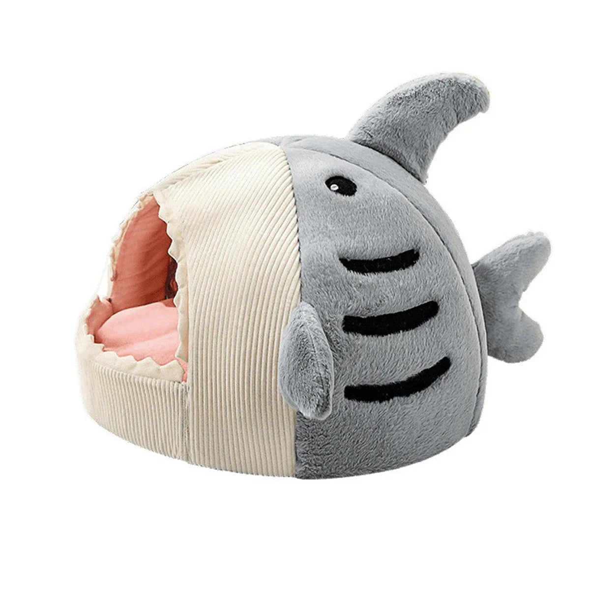 Enclosed Pet Bed With Ultra Soft Secure Interior And Warm Design