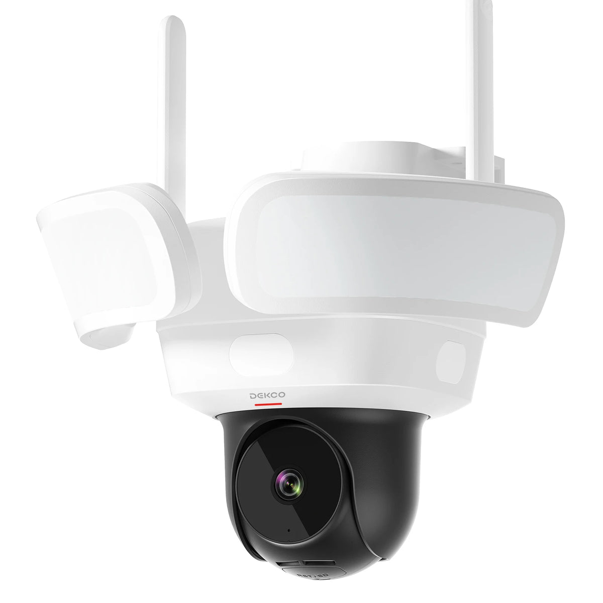 Dekco Wireless Outdoor Floodlight Security Camera With Night Vision