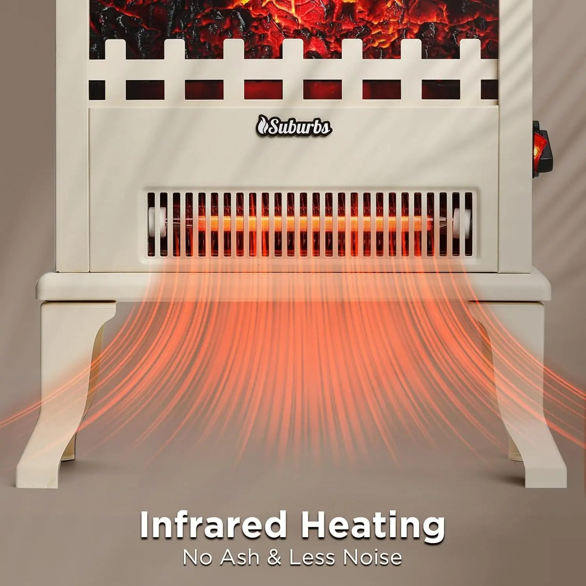 Twister Ck Freestanding Electric Fireplace With Tempered Glass