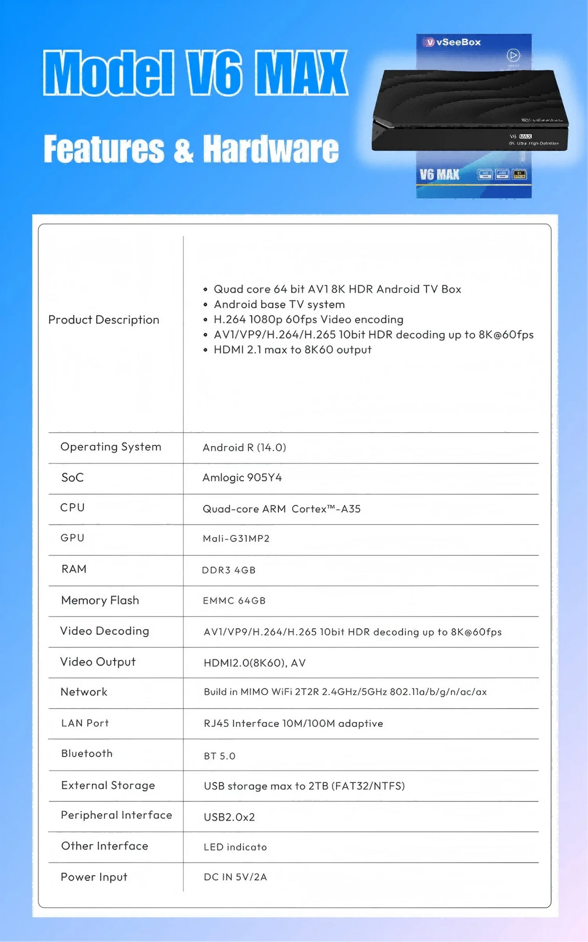 Smart Android Tv Box For Seamless Streaming With Remote Control