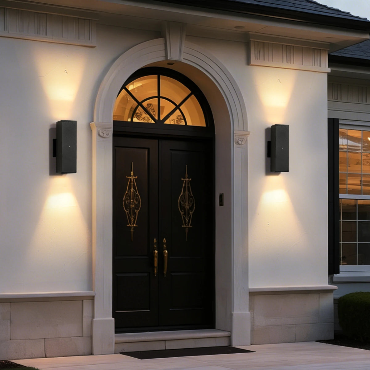 ARLGSITE Motion Sensor Outdoor LED Wall Sconce 2 Pack