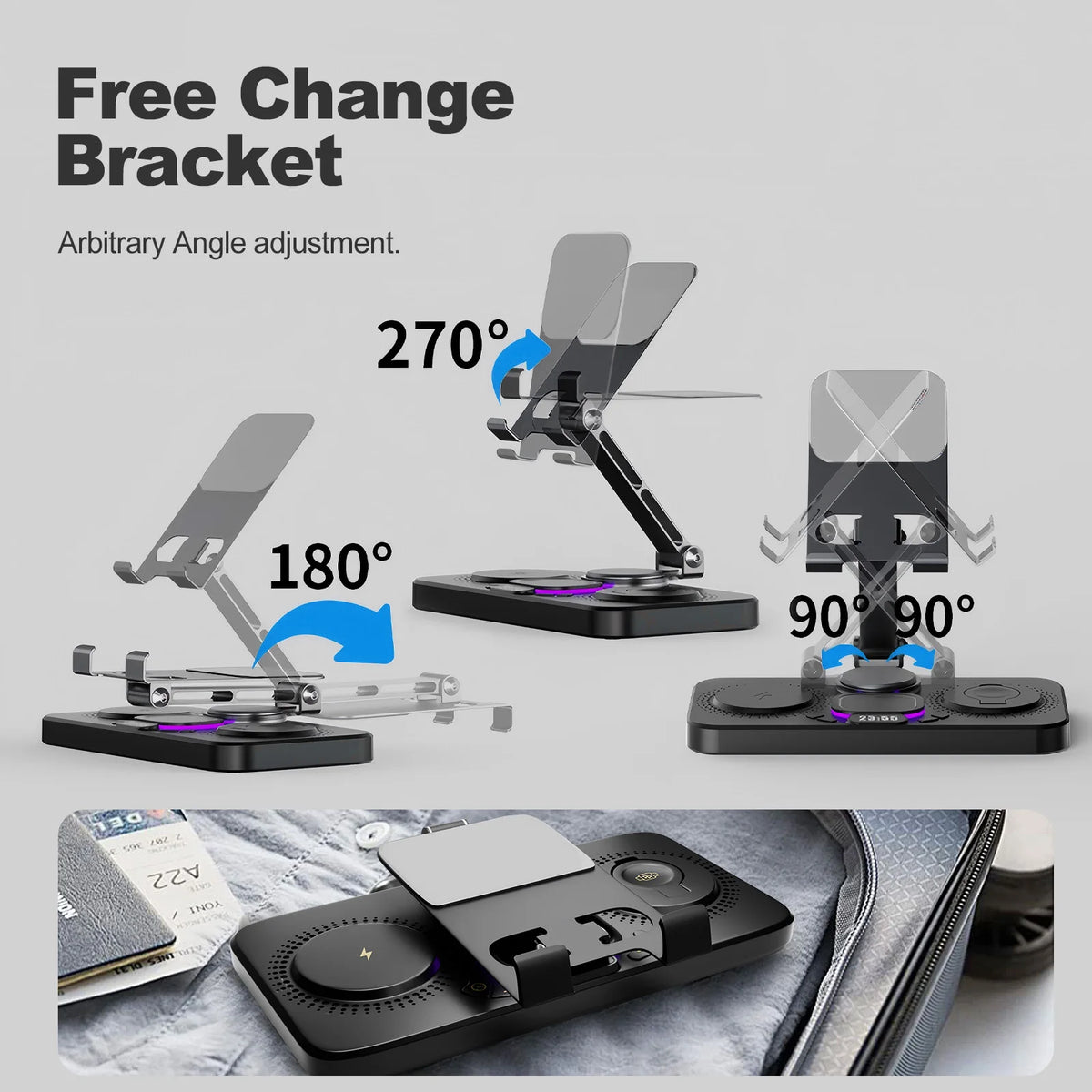 Six In One Wireless Charging Station for Multiple Apple Devices