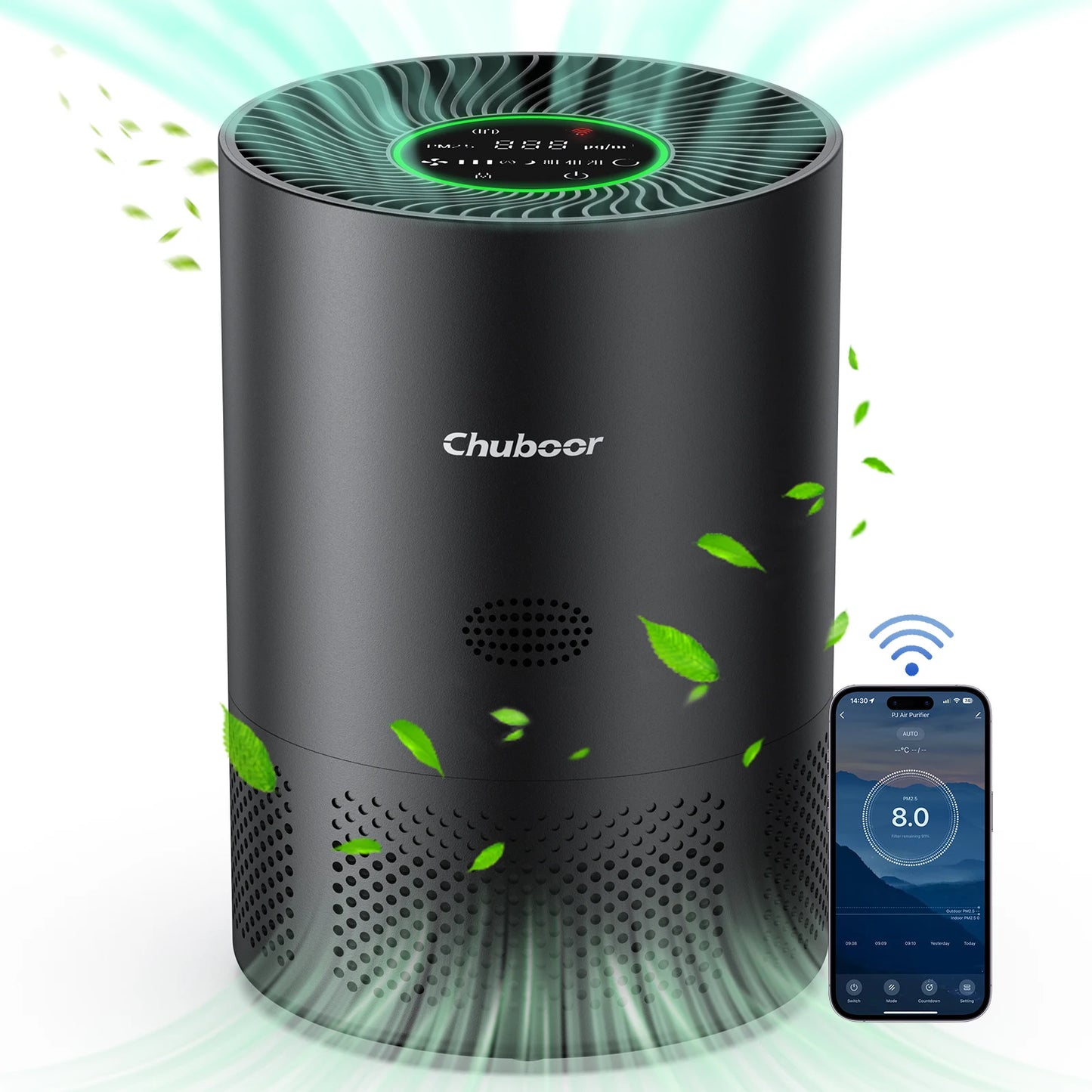 Chuboor H13 True HEPA Air Purifier With Smart App Controls
