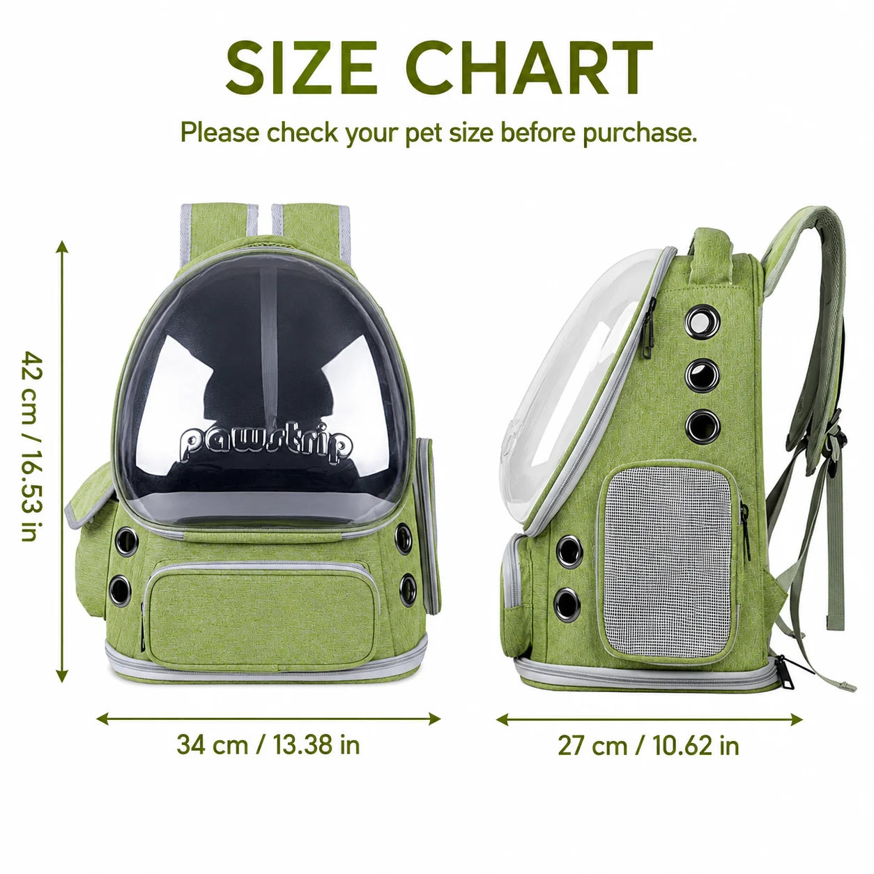 Breathable Bubble Cat Backpack Transparent Pet Carrier For Small Dogs