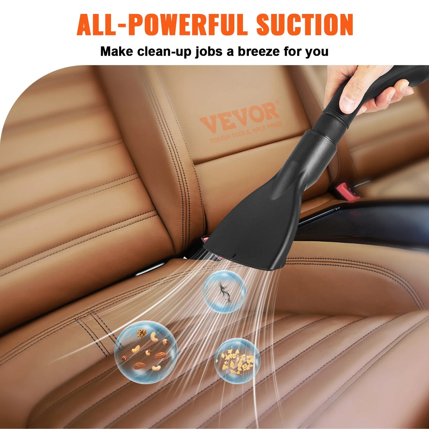 SucceBuy Wet Dry Shop Vacuum With Powerful Blowing And Suction