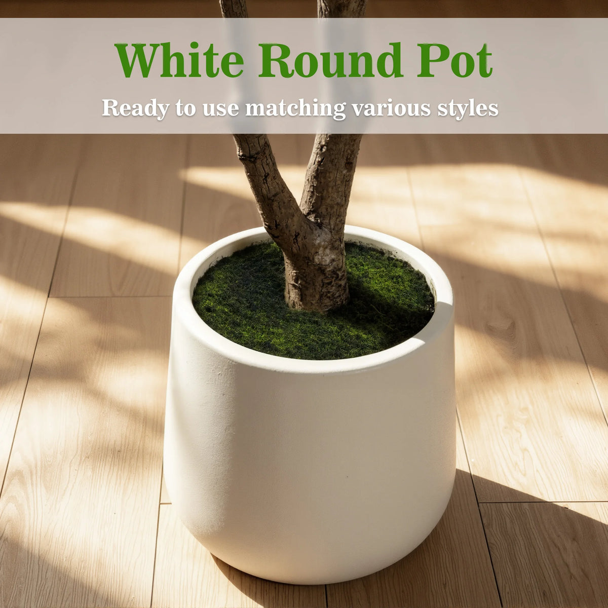 Olitree Faux Olive Eucalyptus Indoor Floor Tree In Pot