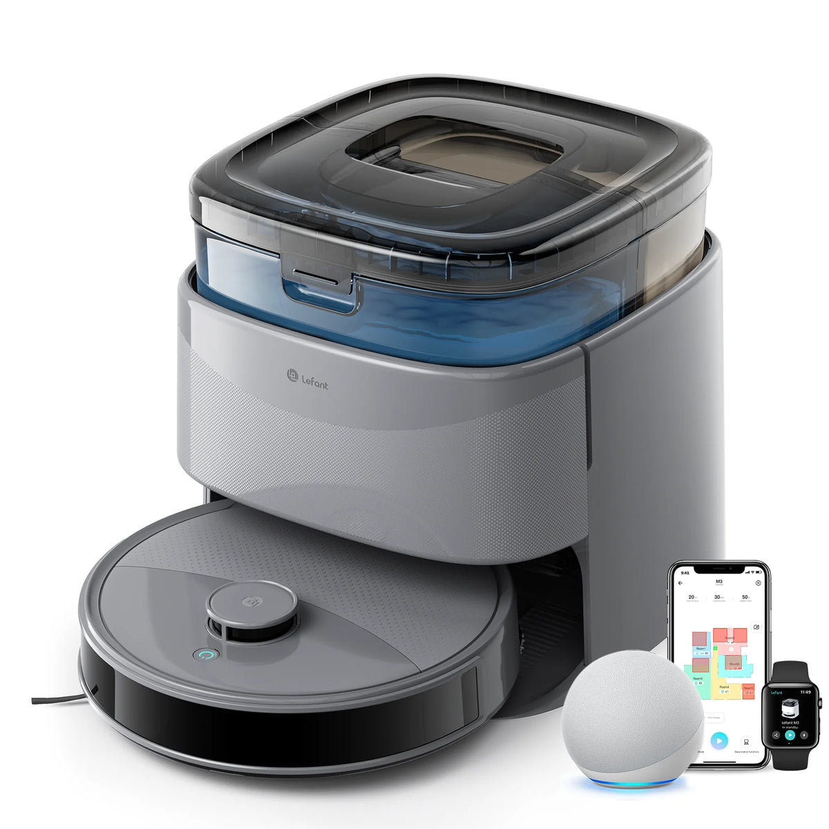Lefant M3 Max Robot Vacuum And Mop With Powerful Suction