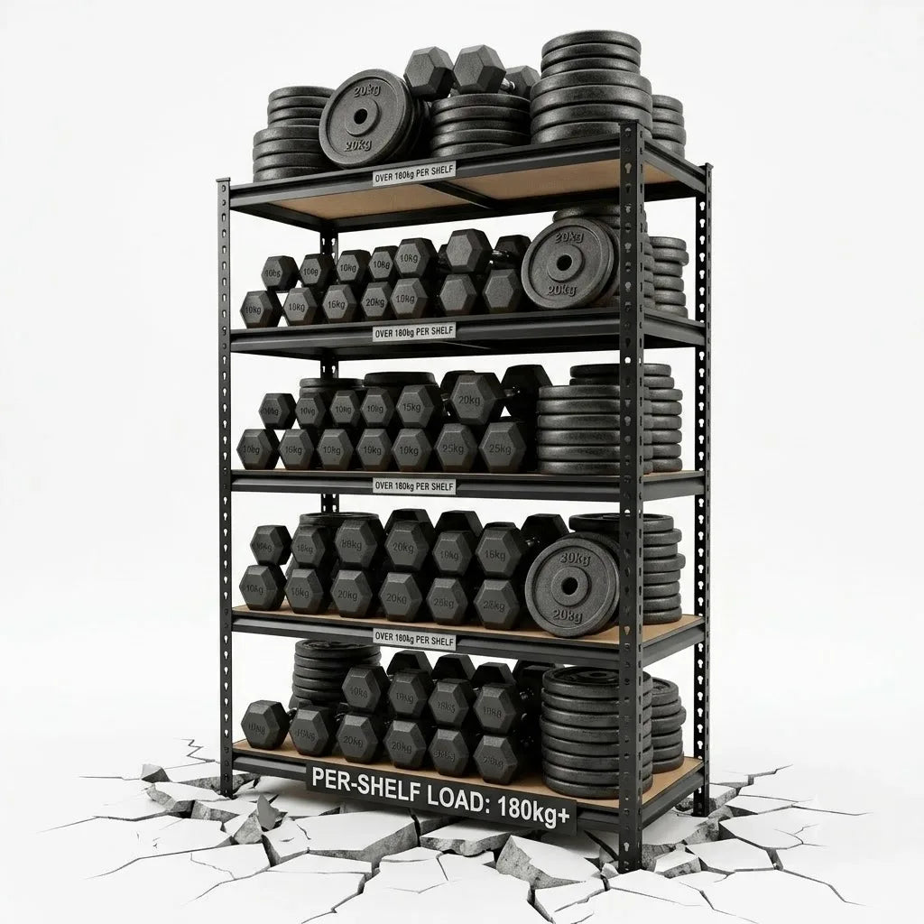 Heavy Duty Garage Shelving Unit Metal Storage Rack System