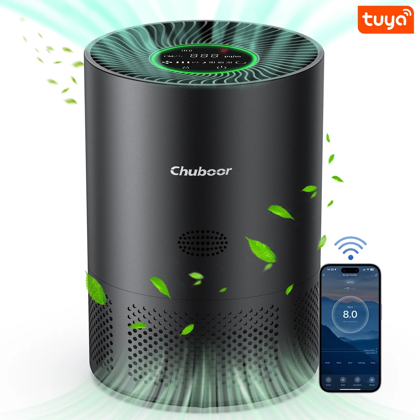 Chuboor H13 True HEPA Air Purifier With Smart App Controls